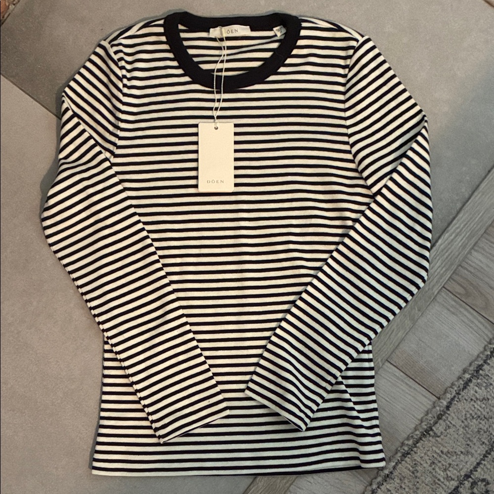 Doen striped long sleeve tee